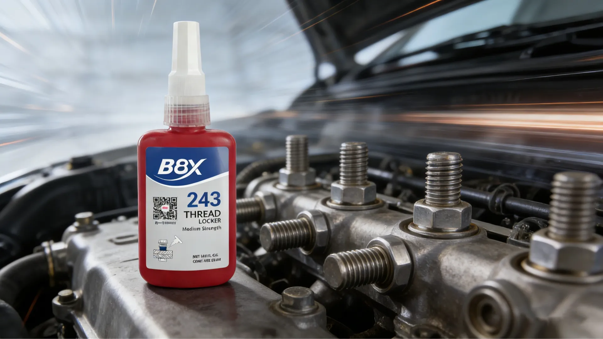 B8X 243 Threadlocker: Reliable Vibration Resistance for Automotive and Industrial Fasteners